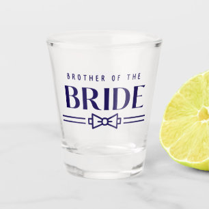 Brother of Bride Shot Glass