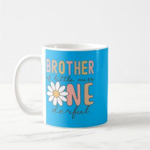 Brother Of Little Miss Onederful First Birthday Coffee Mug