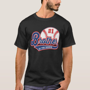 Brother of Rookie of Year 1st Birthday Baseball T-Shirt