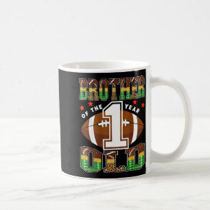 Brother Of The 1 Year Old Football First Birthday Coffee Mug
