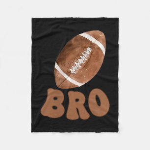 Brother Of The 1 Year Old Football First Birthday Fleece Blanket
