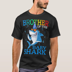 Brother Of The Baby Shark Birthday Brother Shark S T-Shirt