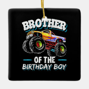 Brother of the Birthday Boy Ceramic Ornament