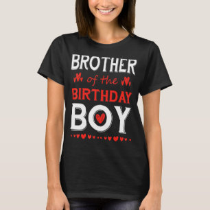 Brother of the Birthday Boy Cute Matching Family B T-Shirt