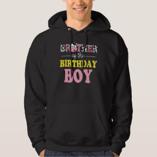 Brother Of The Birthday Boy Farm Cow Daddy Papa 1s Hoodie