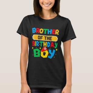 Brother Of The Birthday Boy Game Video Gaming Matc T-Shirt