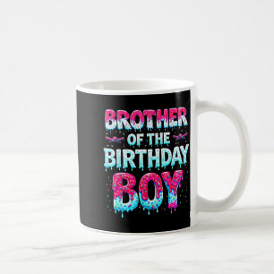 Brother Of The Birthday Boy Ice Cream Baseball Fam Coffee Mug