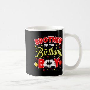 Brother Of The Birthday Boy Matching Family Party  Coffee Mug