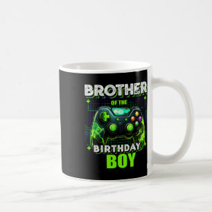 Brother Of The Birthday Boy Matching Family Video Coffee Mug