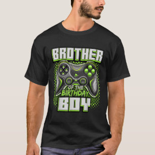 Brother of the Birthday Boy Matching Family Video T-Shirt