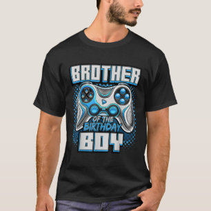 Brother of the Birthday Boy Matching Family Video T-Shirt