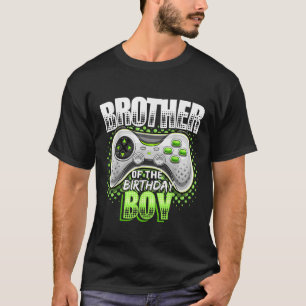 Brother of the Birthday Boy Matching Video Game Bi T-Shirt