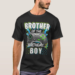 Brother of the Birthday Boy Matching Video Game Bi T-Shirt