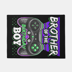 Brother of the Birthday Boy Matching Video Game Doormat
