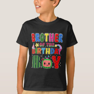 Brother Of The Birthday Boy Melon Family Matching  T-Shirt