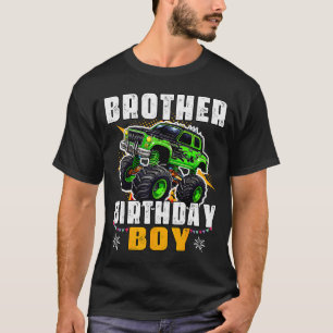 Brother Of The Birthday Boy Monster Truck Family M T-Shirt