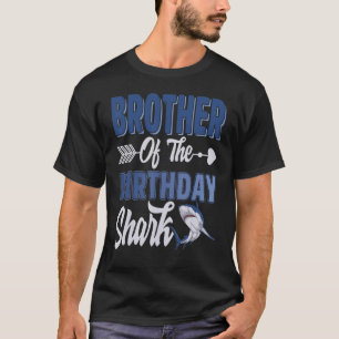 Brother Of The Birthday Boy Shark Ocean Matching F T-Shirt
