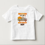 Brother of the Birthday Boy Shirt, Fall Pumpkin Toddler T-Shirt<br><div class="desc">Get your little one ready for the fall birthday celebration with this charming "Brother of the Birthday Boy" T-shirt! This shirt features a cute vintage blue pickup truck filled with pumpkins and autumn leaves,  perfect for a fall-themed or pumpkin-themed party.</div>
