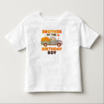 Brother of the Birthday Boy Shirt, Fall Pumpkin Toddler T-Shirt<br><div class="desc">Get your little one ready for the fall birthday celebration with this charming "Brother of the Birthday Boy" T-shirt! This shirt features a cute vintage blue pickup truck filled with pumpkins and autumn leaves,  perfect for a fall-themed or pumpkin-themed party.</div>