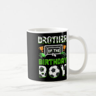 Brother Of The Birthday Boy Soccer Family Matching Coffee Mug