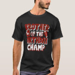 Brother Of The Birthday Champ American Football Pa T-Shirt<br><div class="desc">Brother Of The Birthday Champ American Football Party.</div>