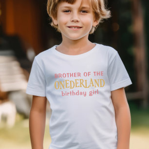 Brother of the birthday girl Alice in Wonderland T-Shirt