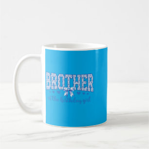 Brother Of The Birthday Girl Blue Chinoiserie Coffee Mug