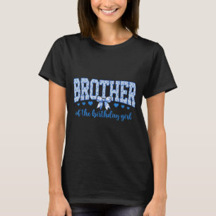 Brother Of The Birthday Girl Blue Chinoiserie T-Shirt