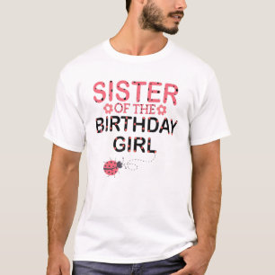 Brother Of The Birthday Girl Family Matching Ladyb T-Shirt