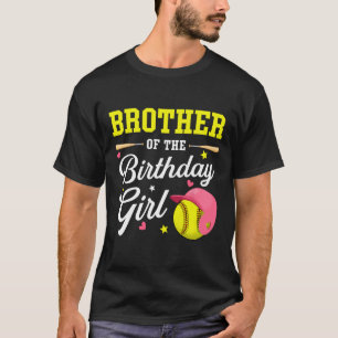 Brother Of The Birthday Girl Softll Player Theme B T-Shirt