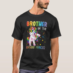 Brother of the Birthday Princess Girl  Flossing Un T-Shirt