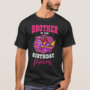 Brother Of The Birthday Princess Roller Skates Ska T-Shirt