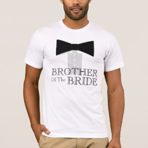 Brother of the Bride Bow Tie T-Shirt