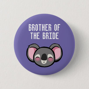 Brother of the Bride Button