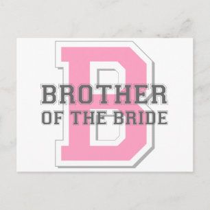 Brother of the Bride Cheer Postcard