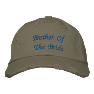 Brother Of The Bride  Embroidered Hat