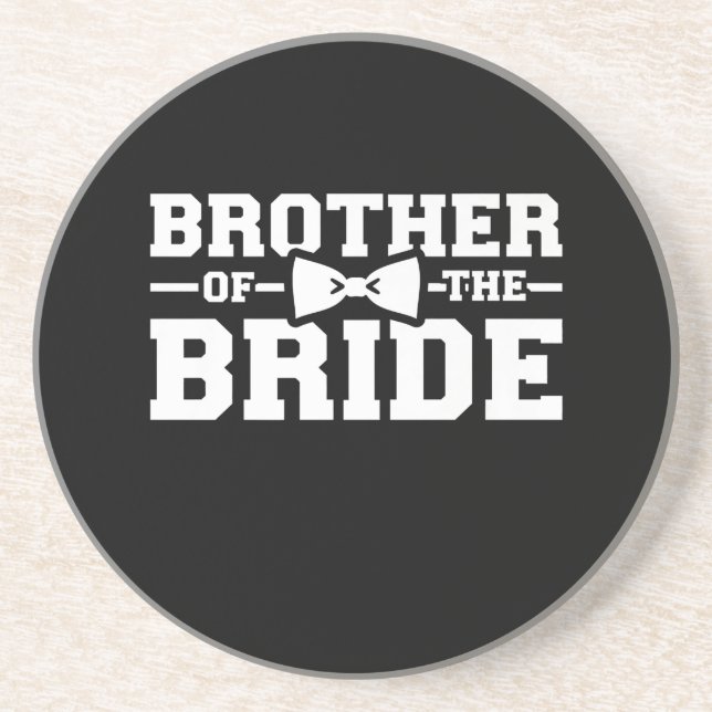 Brother Of The Bride Gift For Brother Coaster (Front)