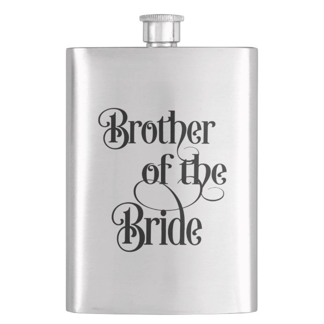 Brother of the Bride Hip Flask (Front)