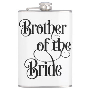 Brother of the Bride Hip Flask