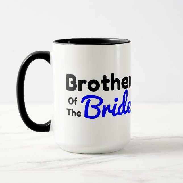 Brother of the bride mug (Left)