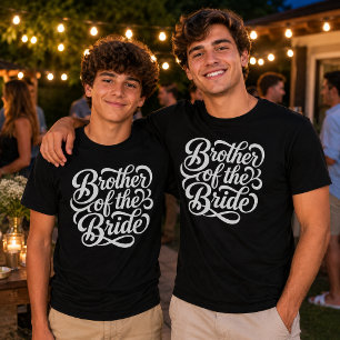 Brother of the Bride Wedding Celebration T-Shirt