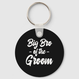 Brother Of The Groom Bachelor Matching Group Big L Key Ring