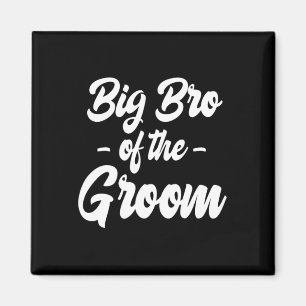 Brother Of The Groom Bachelor Matching Group Big L Magnet