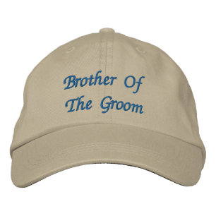 Brother Of The Groom Embroidered Hat