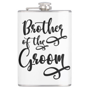 Brother of the Groom Hip Flask