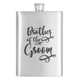 Brother of the Groom Hip Flask