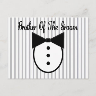 Brother of the Groom Postcard