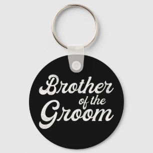 Brother of the groom shirts for men boys kids stag key ring