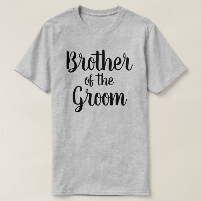 Brother of the Groom T-Shirt (Design Front)