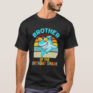 Brother Of The Shark Birthday Matching Family T-Shirt